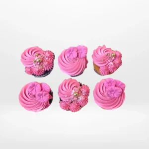 Flamingo Cupcakes, The Cravery Solihull Flamingo Cupcakes by The Cravery, elegant pink cupcakes baked fresh in Solihull.