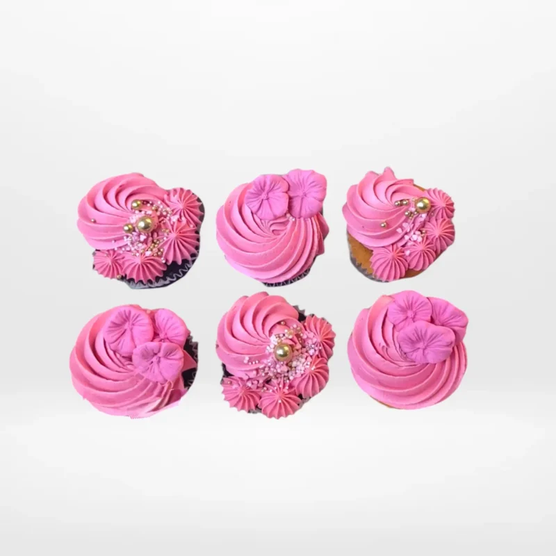 Flamingo Cupcakes, The Cravery Solihull Flamingo Cupcakes by The Cravery, elegant pink cupcakes baked fresh in Solihull.