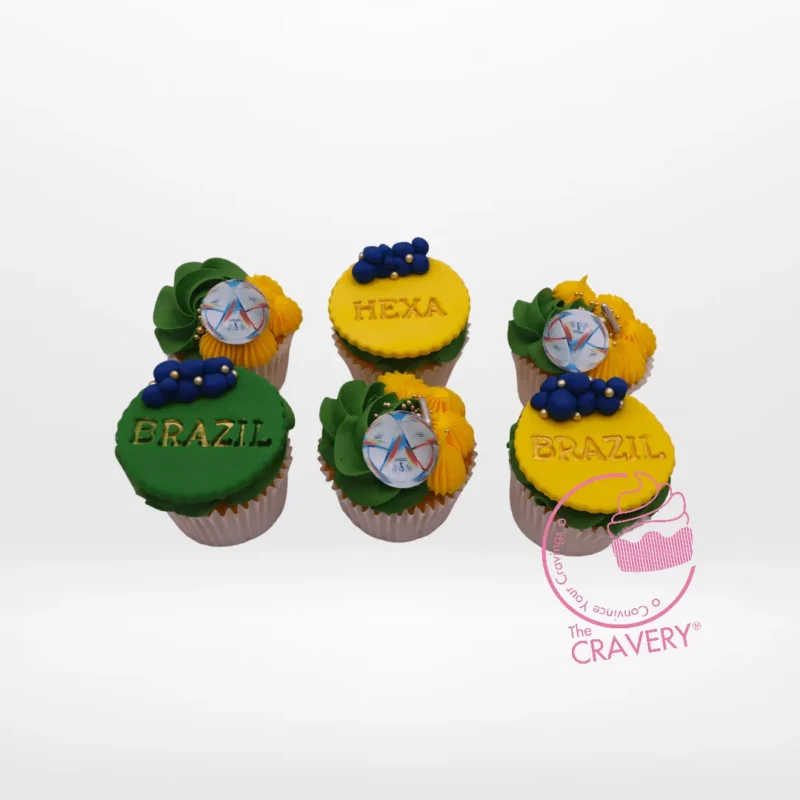 Football Cupcakes, The Cravery Birmingham Football Cupcakes by The Cravery, handcrafted cupcakes with edible football decorations, freshly baked in Birmingham.