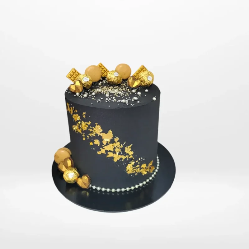 Gold and Black Cakes | Birthday Cakes Birmingham Gold and Black Cakes from Cravery Birthday Cakes Birmingham