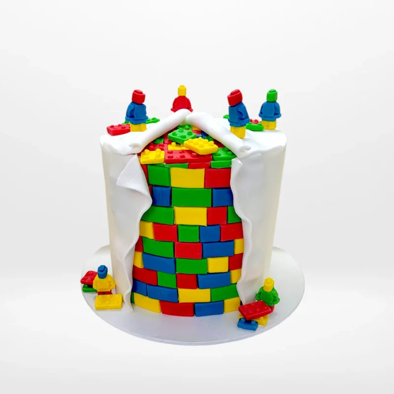 LEGO Birthday Cake, The Cravery Best Cake Shop Birmingham LEGO Birthday Cake by The Cravery, colourful handcrafted children’s cake from the best cake shop in Birmingham.