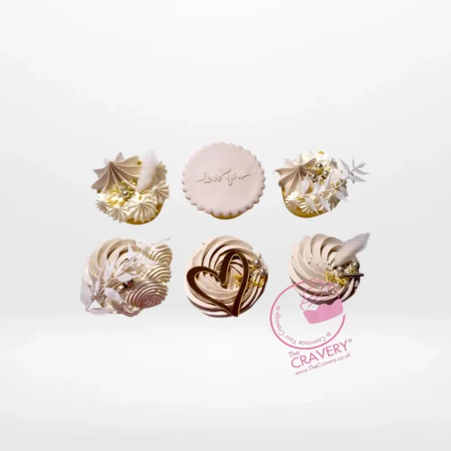 I Love You Cupcakes by The Cravery, handcrafted romantic cupcakes with cupcake delivery in Birmingham.