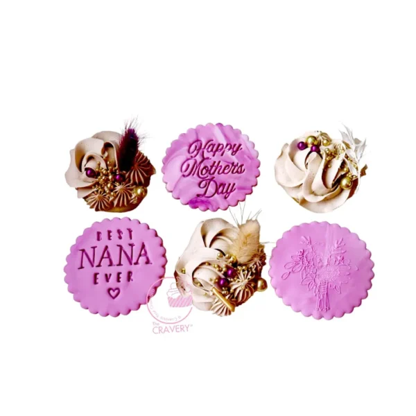 Cute Mothers Day Cupcakes by The Cravery, handcrafted floral cupcakes in Sutton Coldfield.