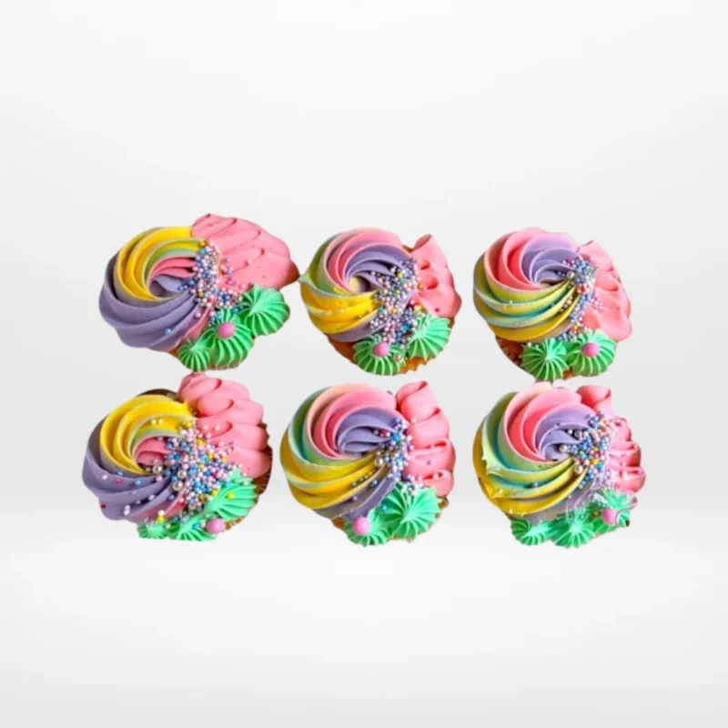 Neon Cupcakes, The Cravery Birmingham Neon Cupcakes by The Cravery, vibrant handcrafted cupcakes in bright colours, freshly baked in Birmingham.