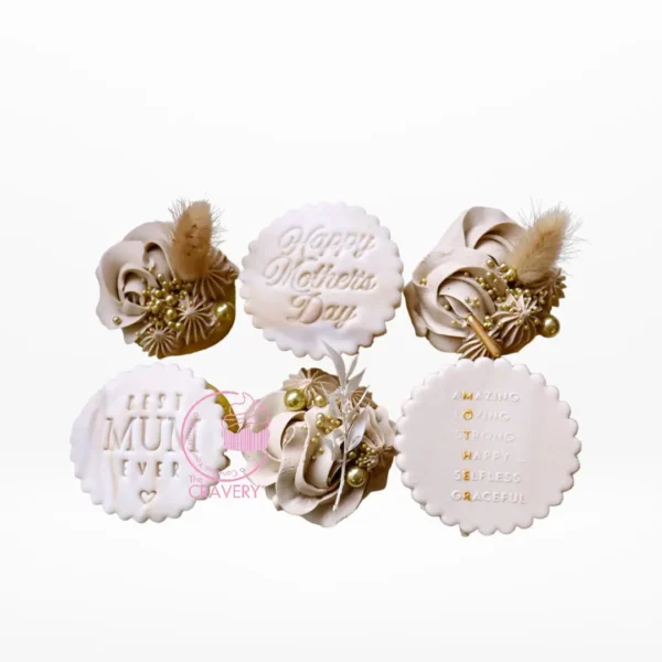 Mothers Day Cupcakes Delivered by The Cravery, handcrafted floral cupcakes available in Birmingham.