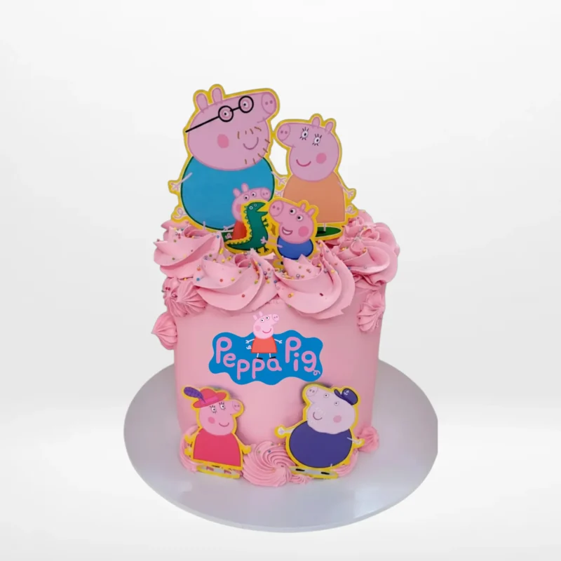 PeppaPig Cake by The Cravery, handcrafted children’s cake from expert cake makers in Birmingham.