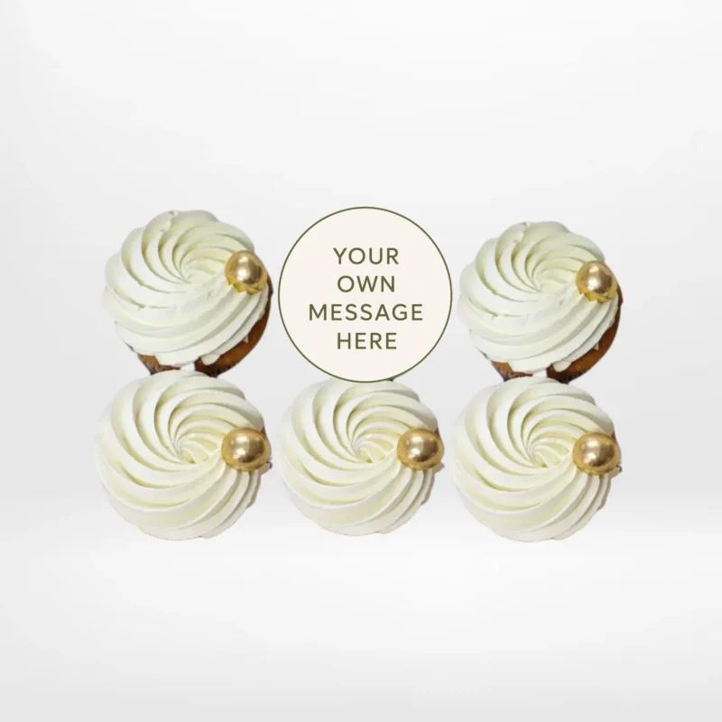 Personalised Cupcakes by The Cravery, handcrafted custom cupcakes available for delivery in Birmingham.
