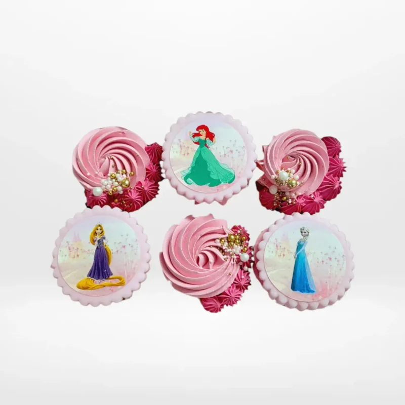 Princess Cupcakes, The Cravery Birmingham Princess Cupcakes by The Cravery, handcrafted cupcakes with fairytale and crown decorations, freshly baked in Birmingham.