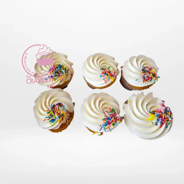 Rainbow Cupcakes by The Cravery, colourful handcrafted cupcakes in Birmingham.