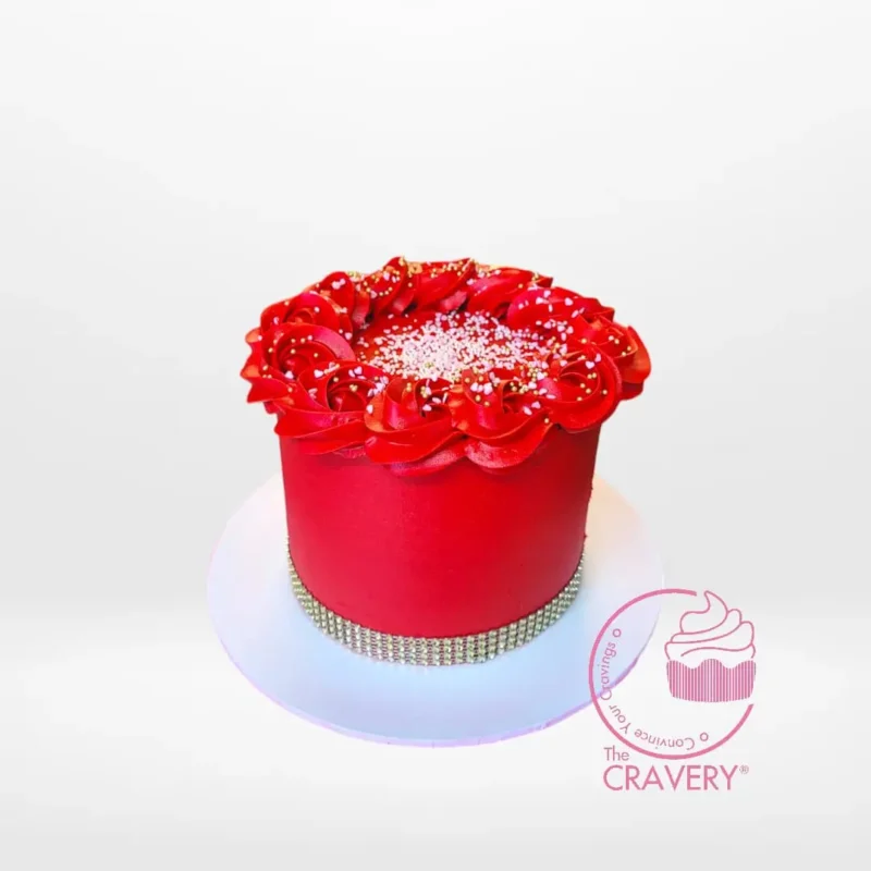 Red Cake from Cake Shop Maypole