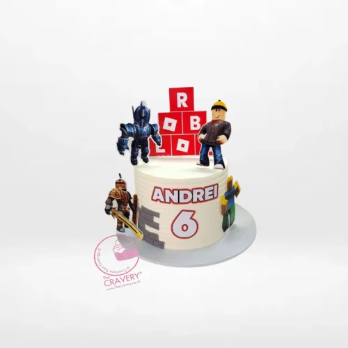 Roblox Cake Ideas by The Cravery, handcrafted gaming-themed cake by cake makers in Birmingham.