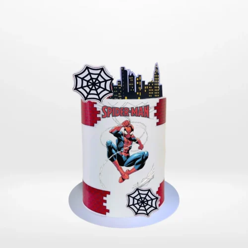 Spiderman Man Cake by The Cravery – handcrafted superhero cake from our cake shop in Handsworth.