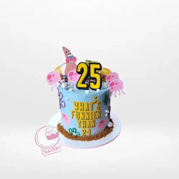 SpongeBob Cake SpongeBob Cake by The Cravery, handcrafted cartoon-themed cake from our cake shop in Bearwood.