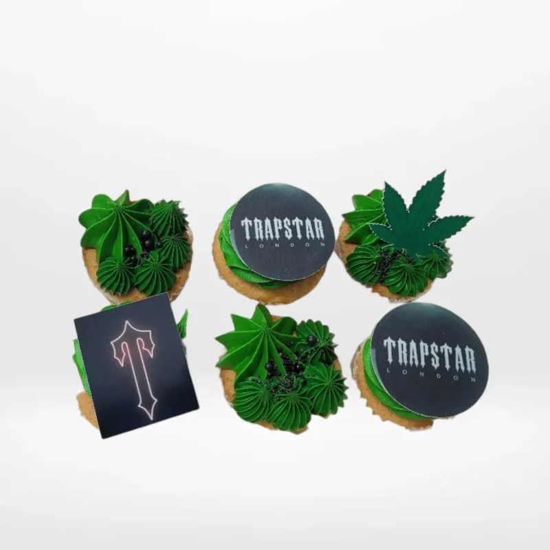 Star Cupcakes, Trapstar Cupcakes Solihull Star Cupcakes by The Cravery, handcrafted Trapstar-inspired cupcakes, freshly baked in Solihull.