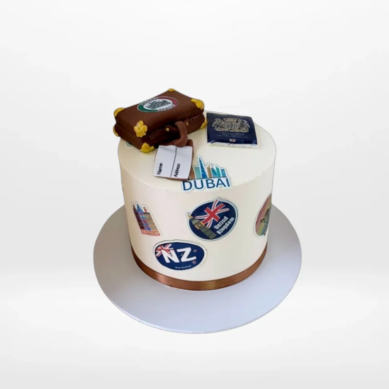 Travel Cake | Birthday Cake Birmingham City Centre Travel Cake from Cravery's Birthday Cake Birmingham City Centre Delivery Service