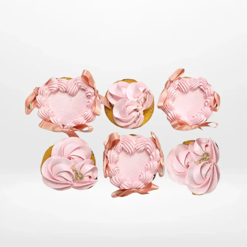 Birthday Cupcakes Pink, The Cravery Birmingham Birthday Cupcakes Pink by The Cravery, elegant handcrafted cupcakes in Birmingham.