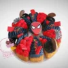 Cake Pizzas with Spiderman by The Cravery, creative pizza cakes from cake shop Birmingham.