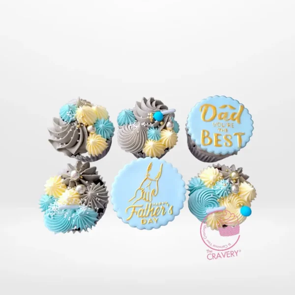 Cupcakes Fathers Day by The Cravery, handcrafted Birmingham cupcakes for dads.