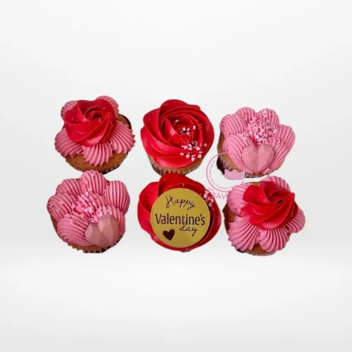 Cupcakes Valentine by The Cravery, handcrafted romantic cupcakes in Sutton Coldfield.