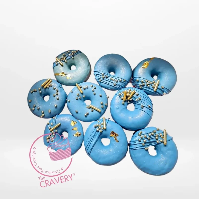 Doughnut Cake, The Cravery Birmingham Doughnut Cake by The Cravery, handcrafted cake with donut design from cake shop Birmingham.