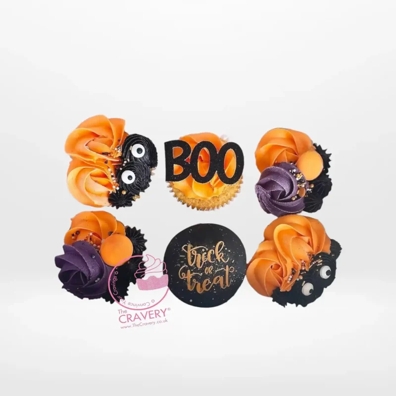 Halloweenske Cupcakes, The Cravery Birmingham Halloweenske Cupcakes by The Cravery, spooky themed Birmingham cupcakes.