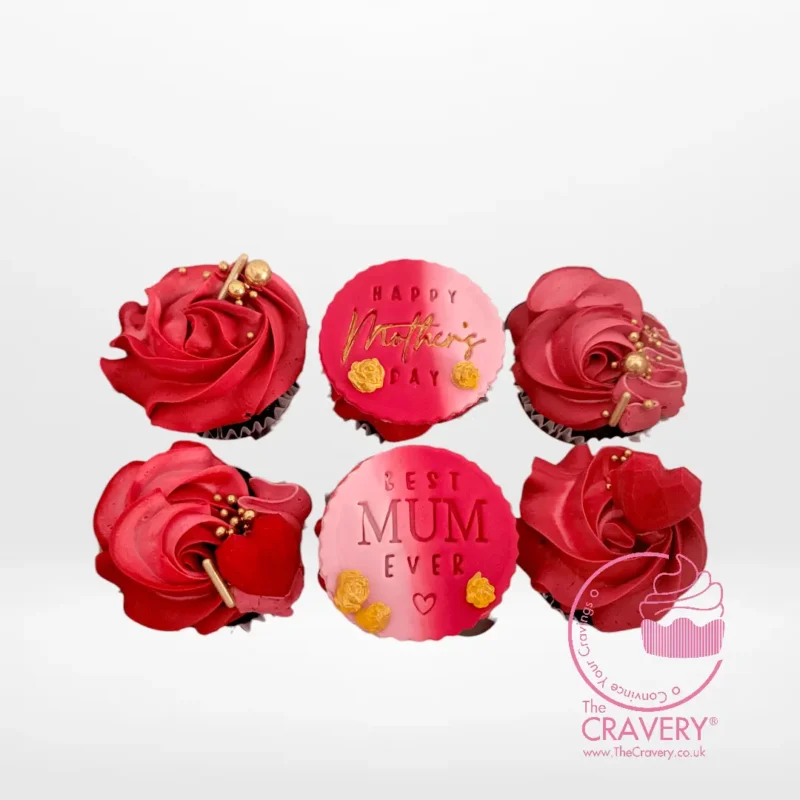 Happy Mothers Day Cupcakes, The Cravery Solihull Happy Mothers Day Cupcakes by The Cravery, beautifully handcrafted cupcakes in Solihull.