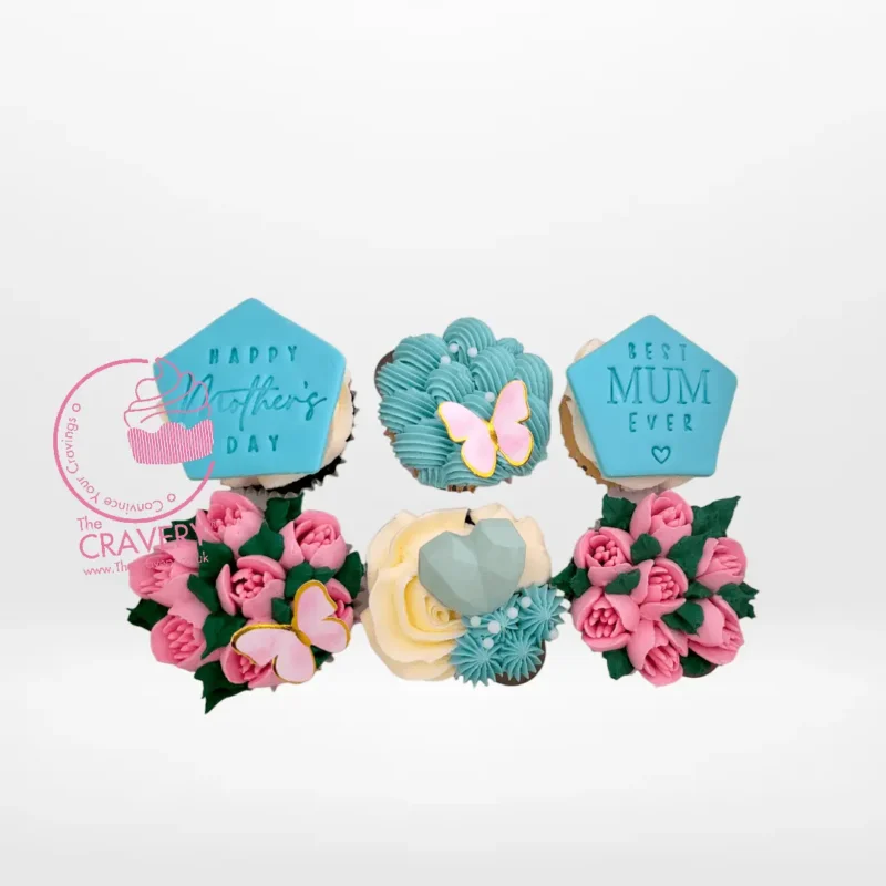 Mothers Day Cupcakes Near Me, The Cravery Birmingham Mothers Day Cupcakes Near Me by The Cravery, elegant handcrafted cupcakes with cupcake delivery in Birmingham.