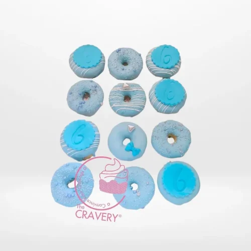 Mr Doughnut character-themed cake doughnut from a cake shop in Birmingham.