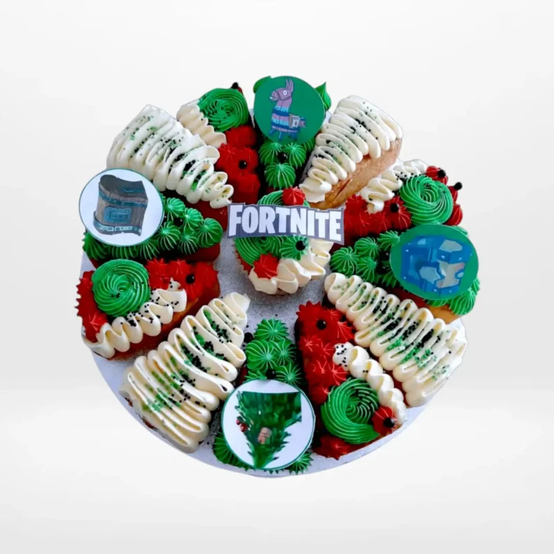 Pizza Cake with Fortnite, The Cravery Birmingham Pizza Cake with Fortnite by The Cravery, creative cake pizza cake from cake shop Birmingham.