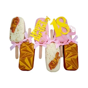 18th Birthday Mini Cakesicles handcrafted in Birmingham