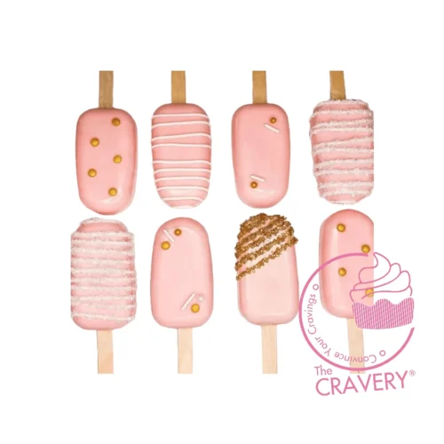 Babyshower mini cakesicles handcrafted at the best bakery in Birmingham