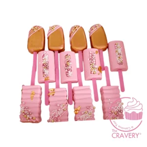 Mini Cakesickles by The Cravery Mini Cakesickles handcrafted at cake shop in Solihull