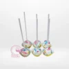 Gender reveal cakepops with pink or blue filling, handcrafted at a cake shop in Birmingham.
