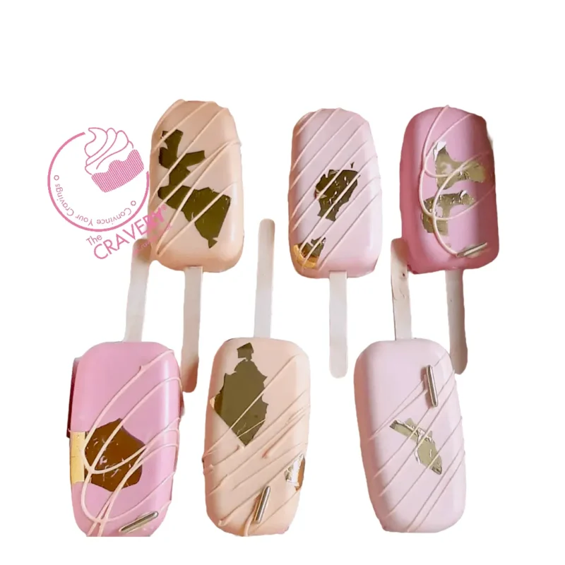 Mini Cakesicles by The Cravery Handcrafted Mini Cakesicles from The Cravery Birmingham