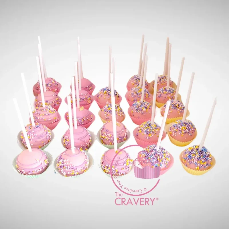 Pop Cake Pop, Cake Makers Solihull Handcrafted Pop Cake Pop with colourful decorative details made by cake makers in Solihull.
