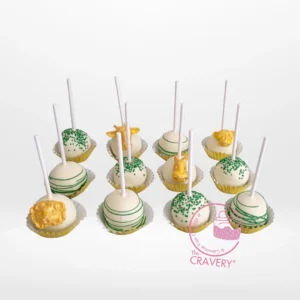 Safari Jungle Cakepops, Cake Shop Maypole Safari jungle themed cakepops featuring handcrafted animal designs from a cake shop in Maypole.