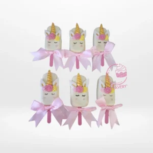 Unicorn Mini Cakesicle by The Cravery Unicorn Mini Cakesicle handcrafted at Birmingham cake shop