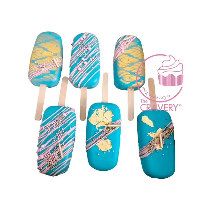 Mini Birthday Cakesicles by The Cravery Mini Birthday Cakesicles handcrafted in Birmingham