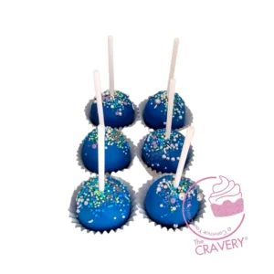 Cake Popsicles, Sutton Coldfield Bakery Decorated cake popsicles with smooth chocolate coating and elegant designs from a Sutton Coldfield bakery.