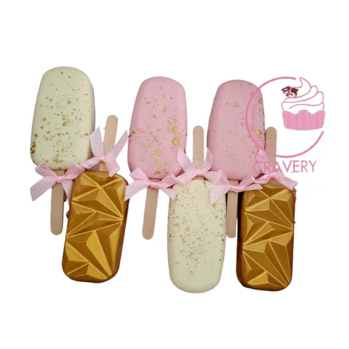 Decorated cakesicle cake treats handcrafted in Birmingham.