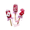 Valentine Mini Cakesicles handcrafted at a Birmingham cake shop