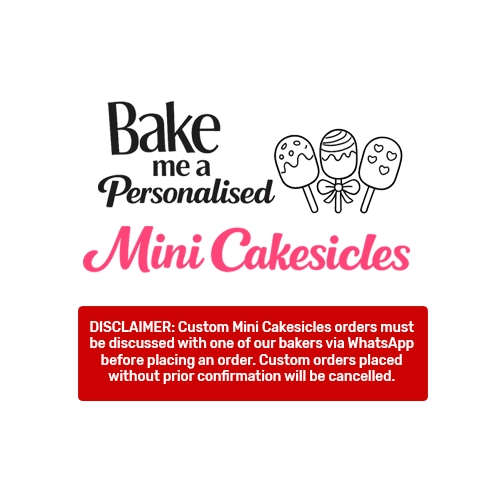 Personalised Mini Cakesicles