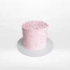 Custom celebration cake with smooth buttercream finish made in Birmingham.
