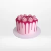 Custom celebration cake with smooth buttercream finish made in Birmingham.