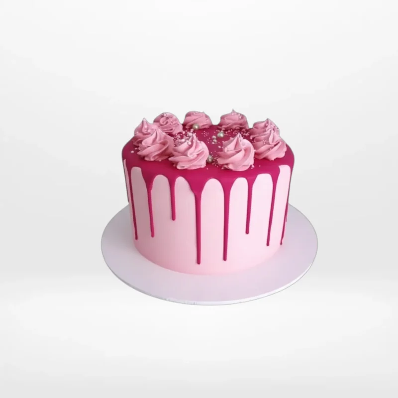 Snack Cake celebration cake with smooth buttercream finish made in Birmingham.