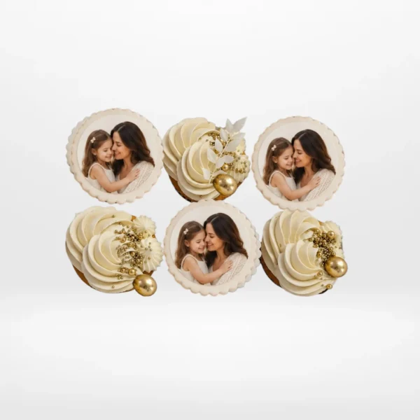 Cupcake pictures featuring beautifully decorated cupcakes with smooth buttercream and creative designs made in Birmingham.