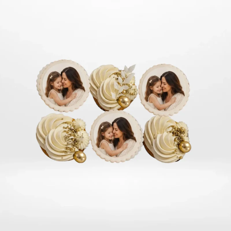 Cupcake pictures featuring beautifully decorated cupcakes with smooth buttercream and creative designs made in Birmingham.