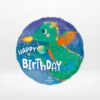 Dinosaur balloons with colourful prehistoric-themed design from Cake Shop Birmingham.