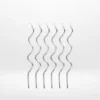 Silver curly candles for celebration cakes from Cake Shop Wolverhampton.