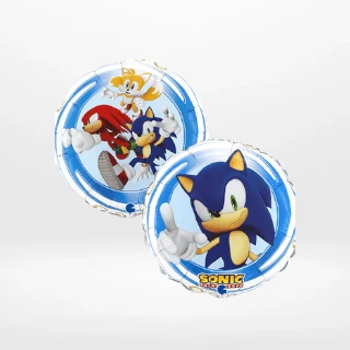 Sonic balloon with colourful gaming-themed design prepared for celebrations in Walsall.